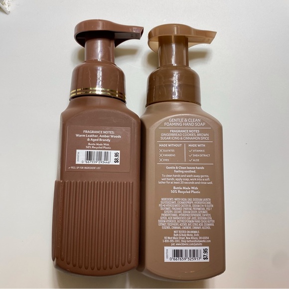 Bundle of leather & Brandy & gingerbread Hand Soap Duo - Picture 2 of 2